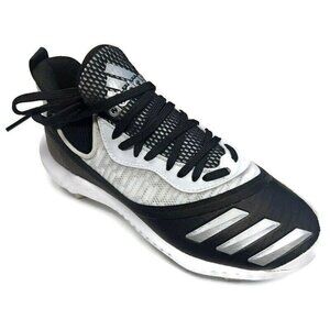Adidas Mens Size 6.5 Icon V Bounce Iced Baseball Metal Cleats EE4131 Black White
